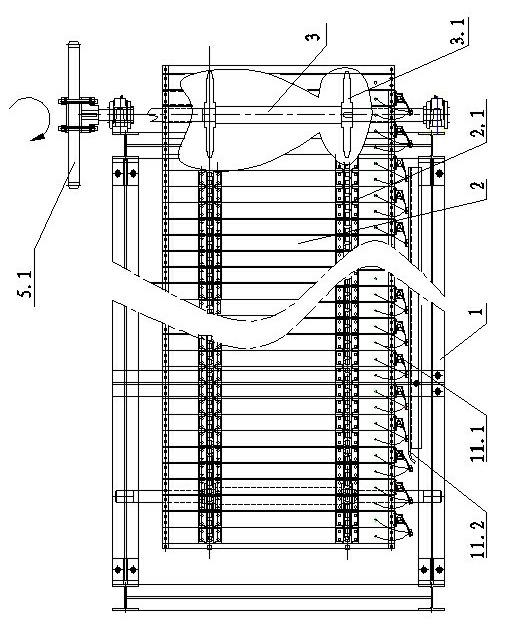 Electroosmosis belt type squeezing sludge dehydration equipment