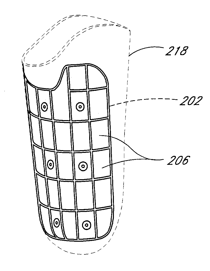 Socket insert having a bladder system