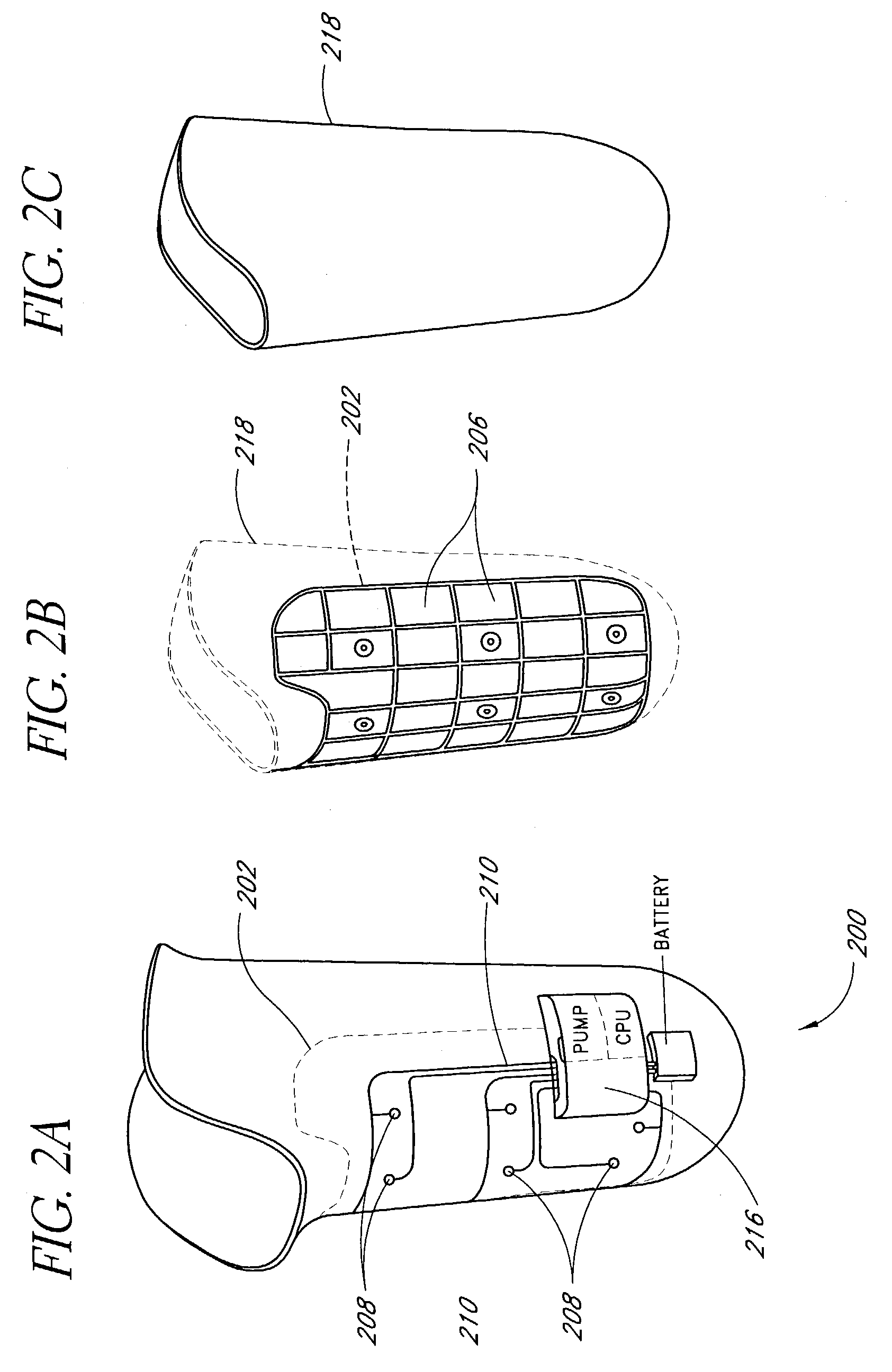 Socket insert having a bladder system