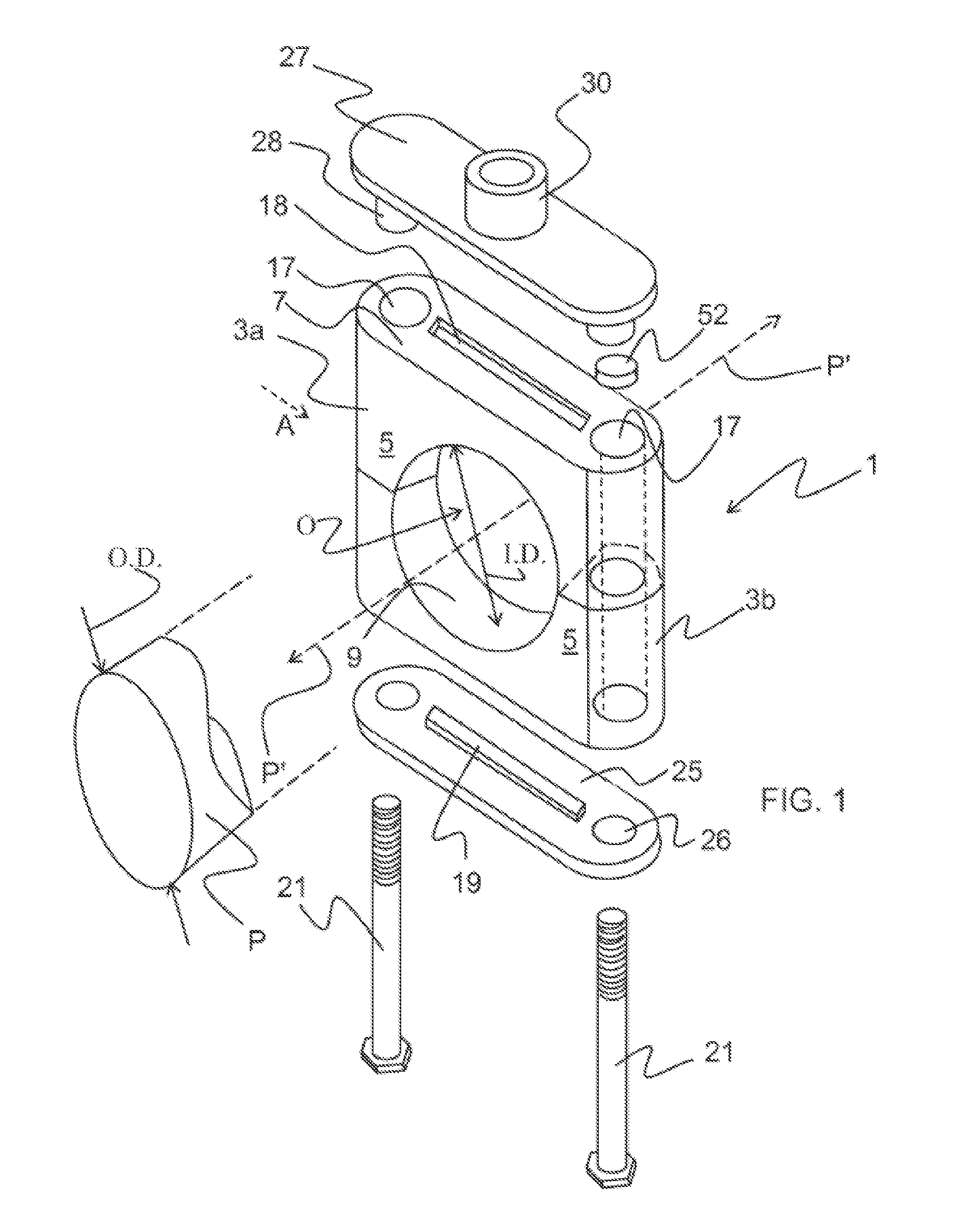 Attachable grommets for hanging pipes