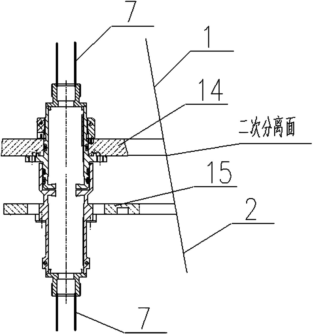 A fluid circuit system suitable for multi-cabin spacecraft