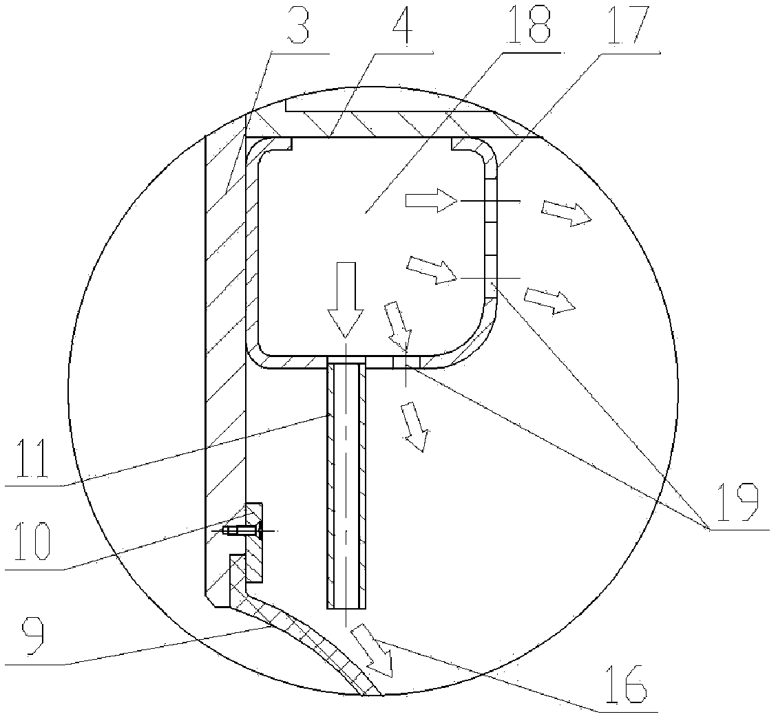 Volume heat exchange heat absorber for solar heat generation system