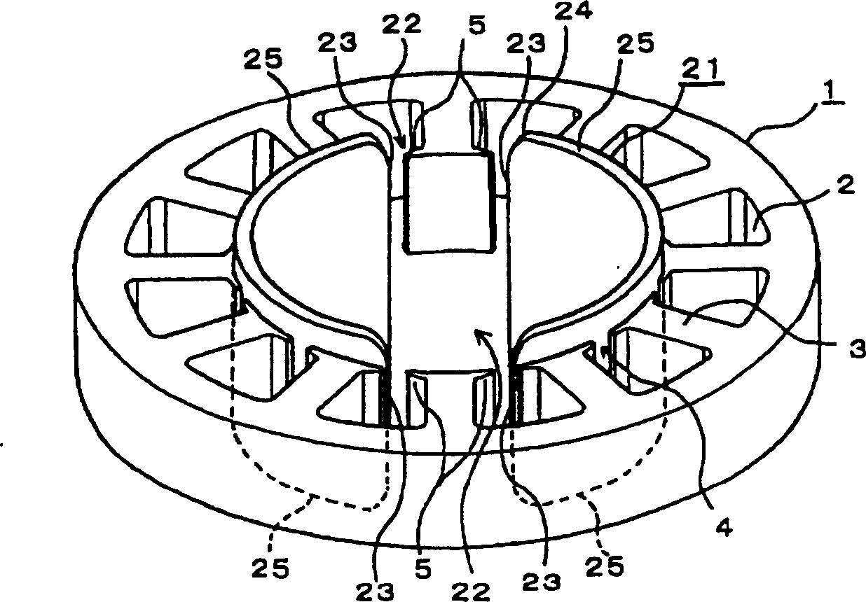 Method and device for coiling motor stator