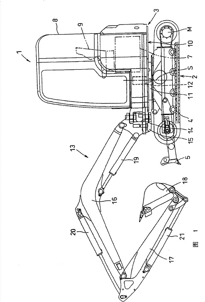 Display device of work vehicle