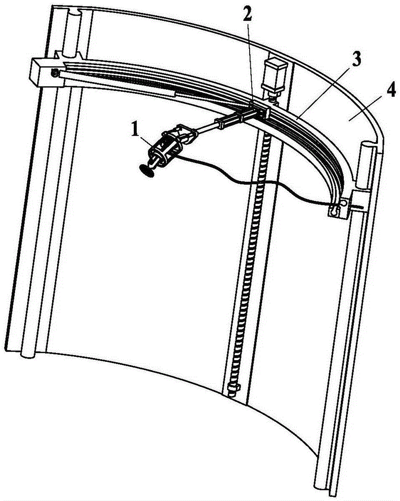 Spherical gear engaged automatic shower equipment