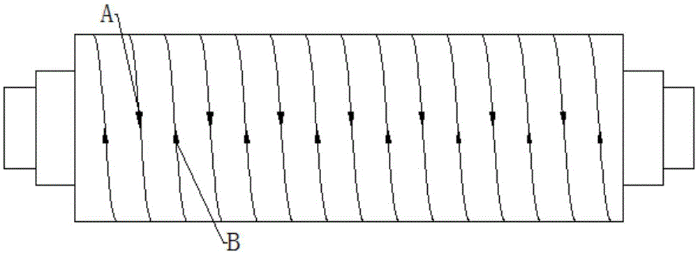 Combined roller of open mill or calender