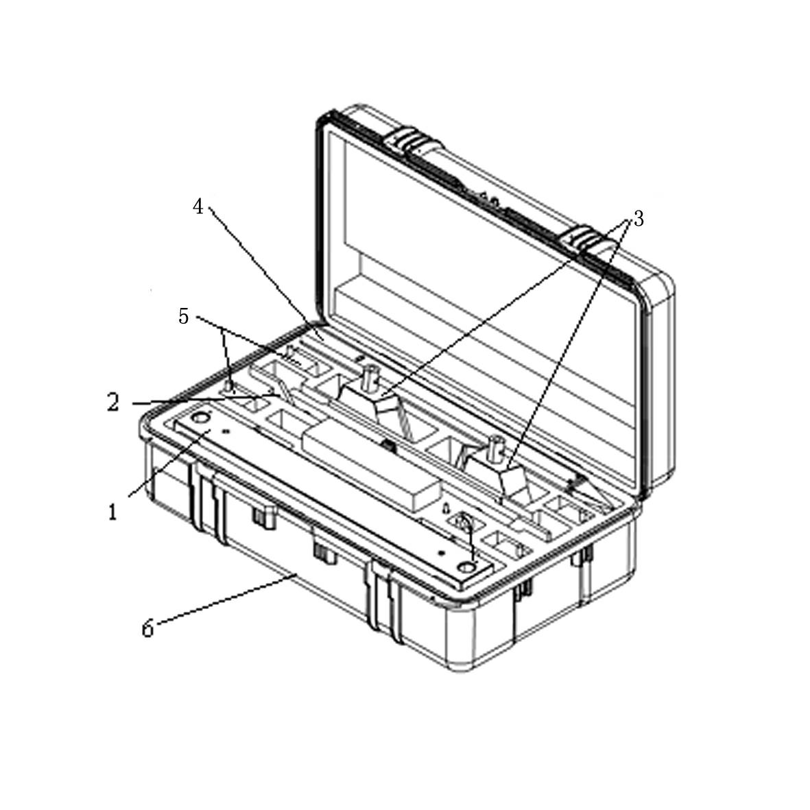 Acoustic-electric positioning target for outdoor target range