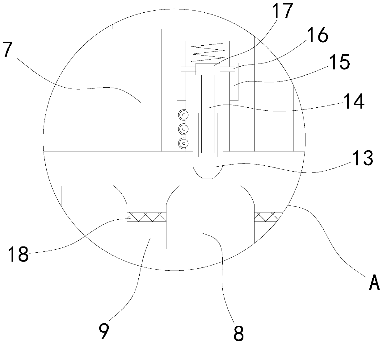 Switch cabinet heat dissipation device for transformer substations in cold regions