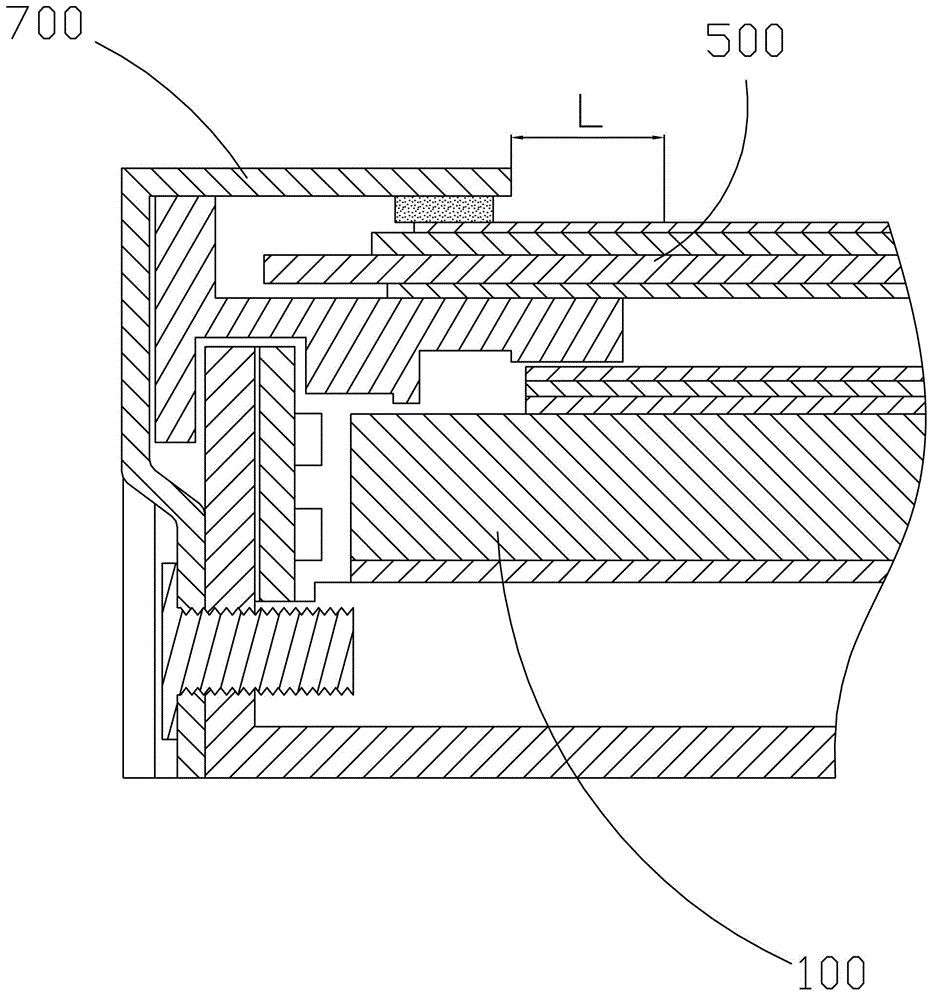 Liquid crystal module structure