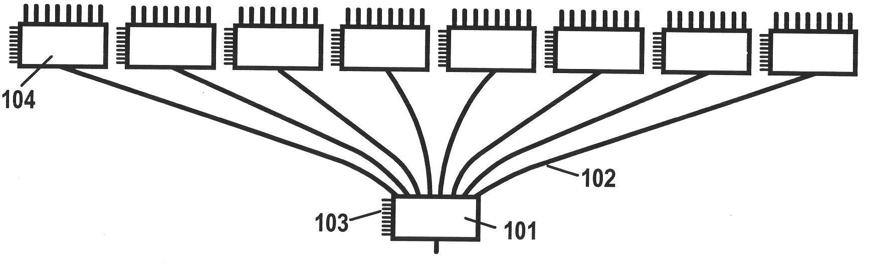 Radio frequency single-pole multithrow switch and switch array used for millimeter wave holographic imaging