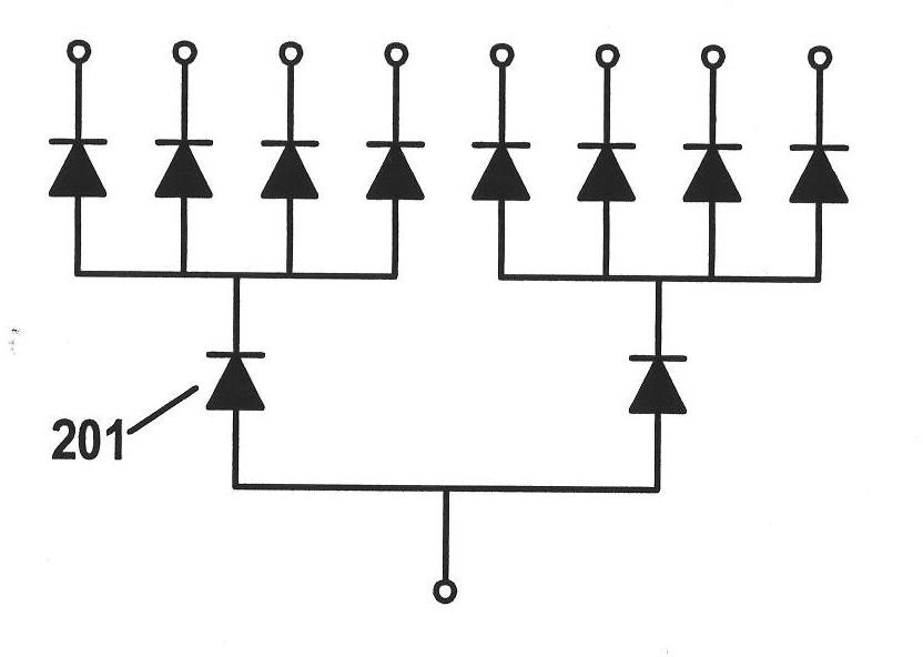 Radio frequency single-pole multithrow switch and switch array used for millimeter wave holographic imaging