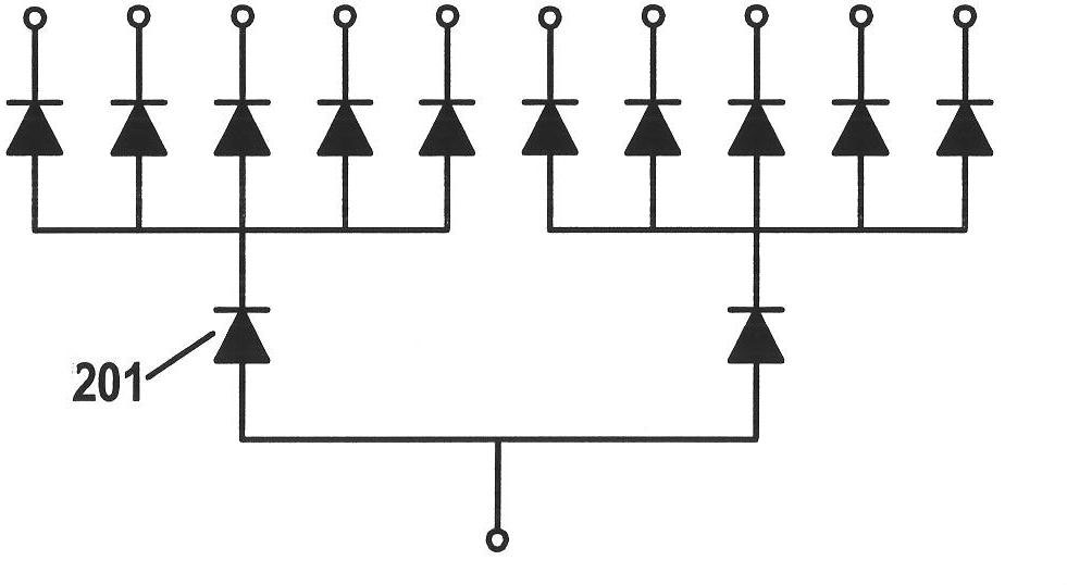 Radio frequency single-pole multithrow switch and switch array used for millimeter wave holographic imaging