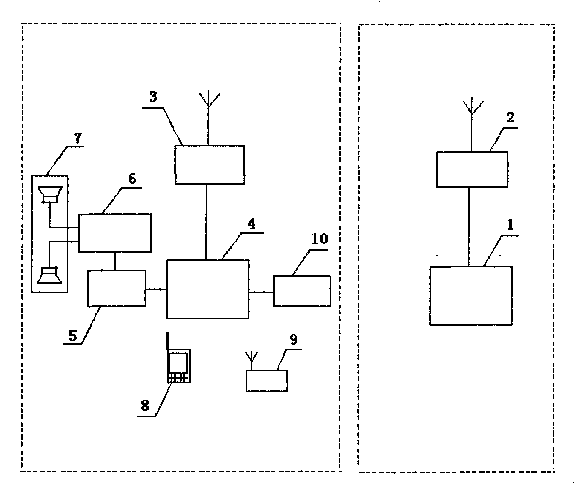 Speech system for passenger transport wayside station of railway and operation method thereof