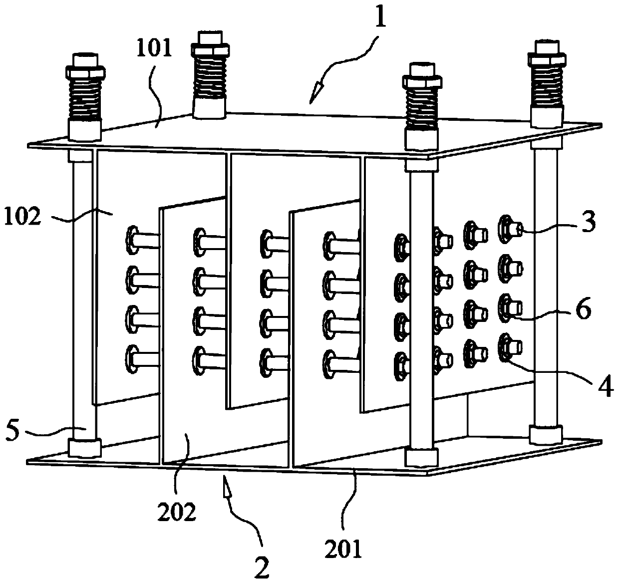 A Periodic Vertical Vibration Isolation Device