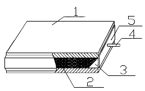 Method for vacuum assembling and non-vacuum rolling laminated metal composite material roll