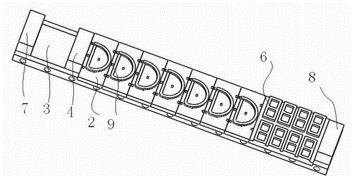 LED light belt type license plate