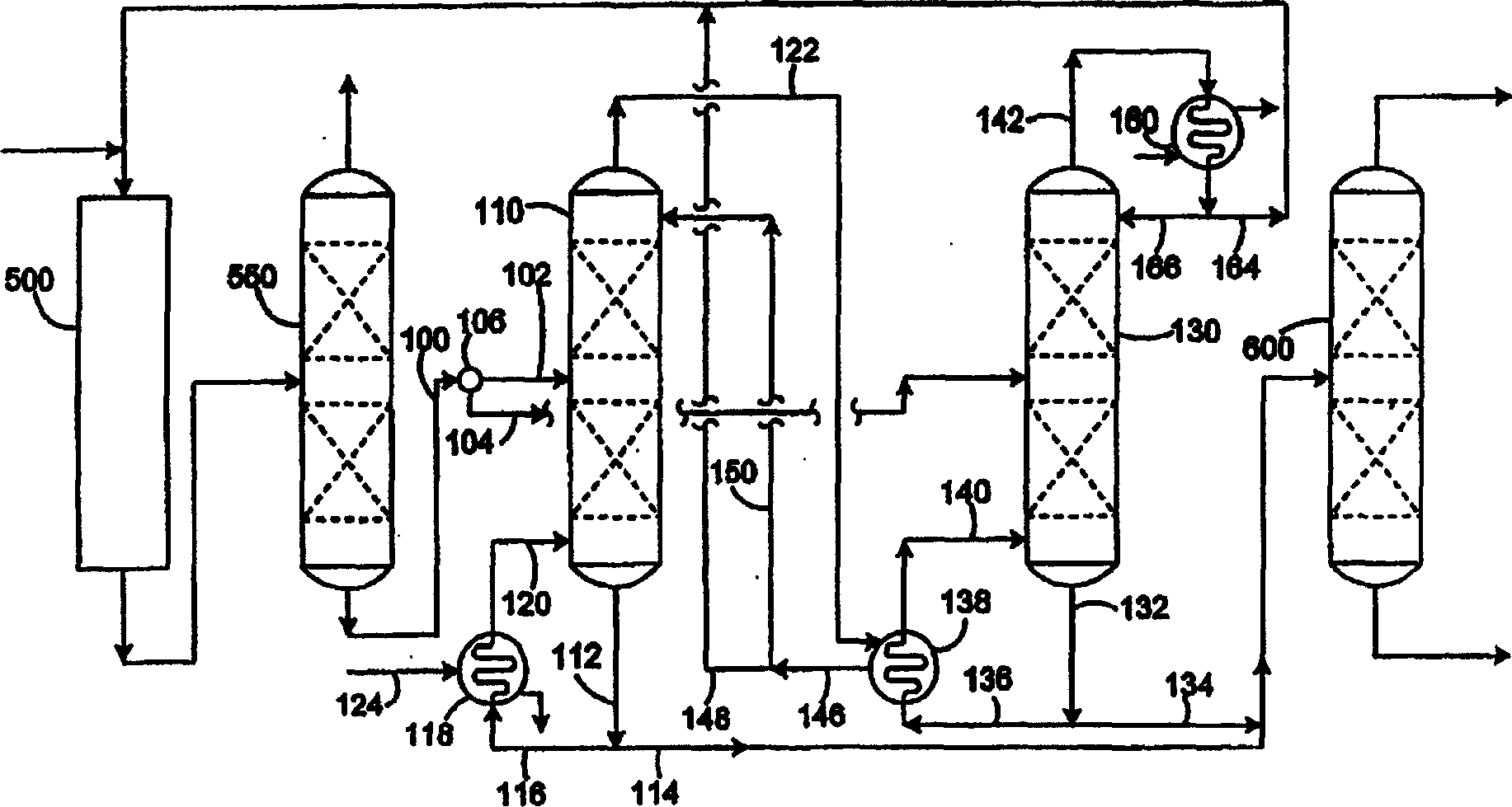 Styrene separation process