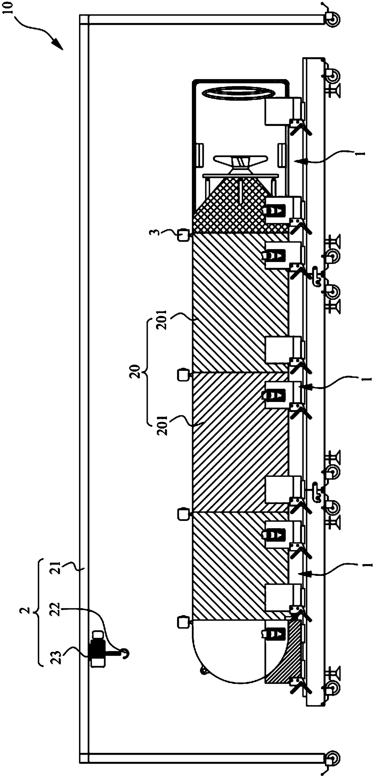 Assembling tool of guided missile body