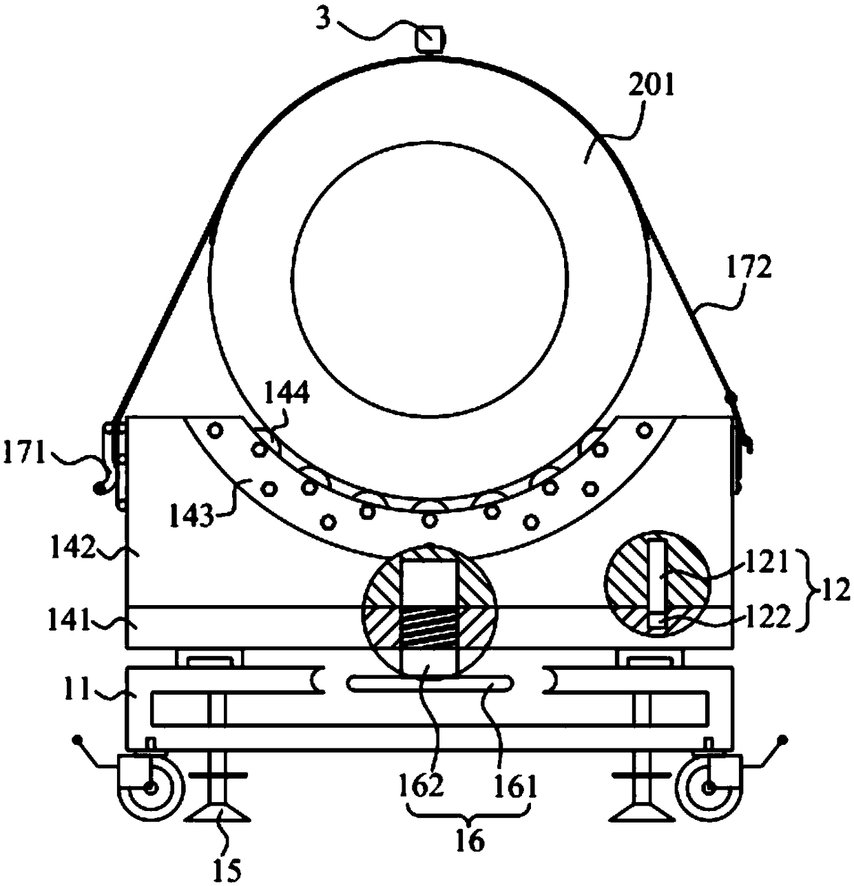 Assembling tool of guided missile body