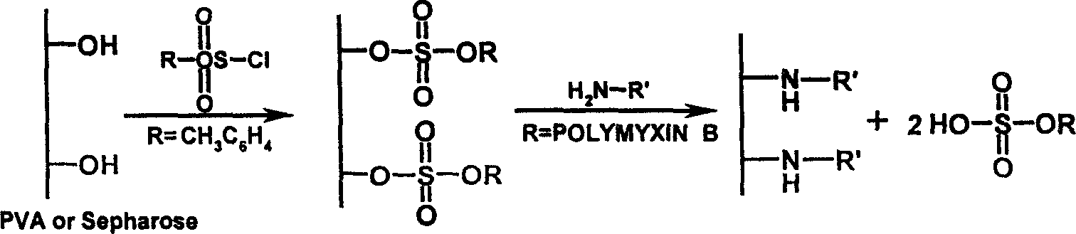 Endotoxin adsorptive material, preparing and use thereof