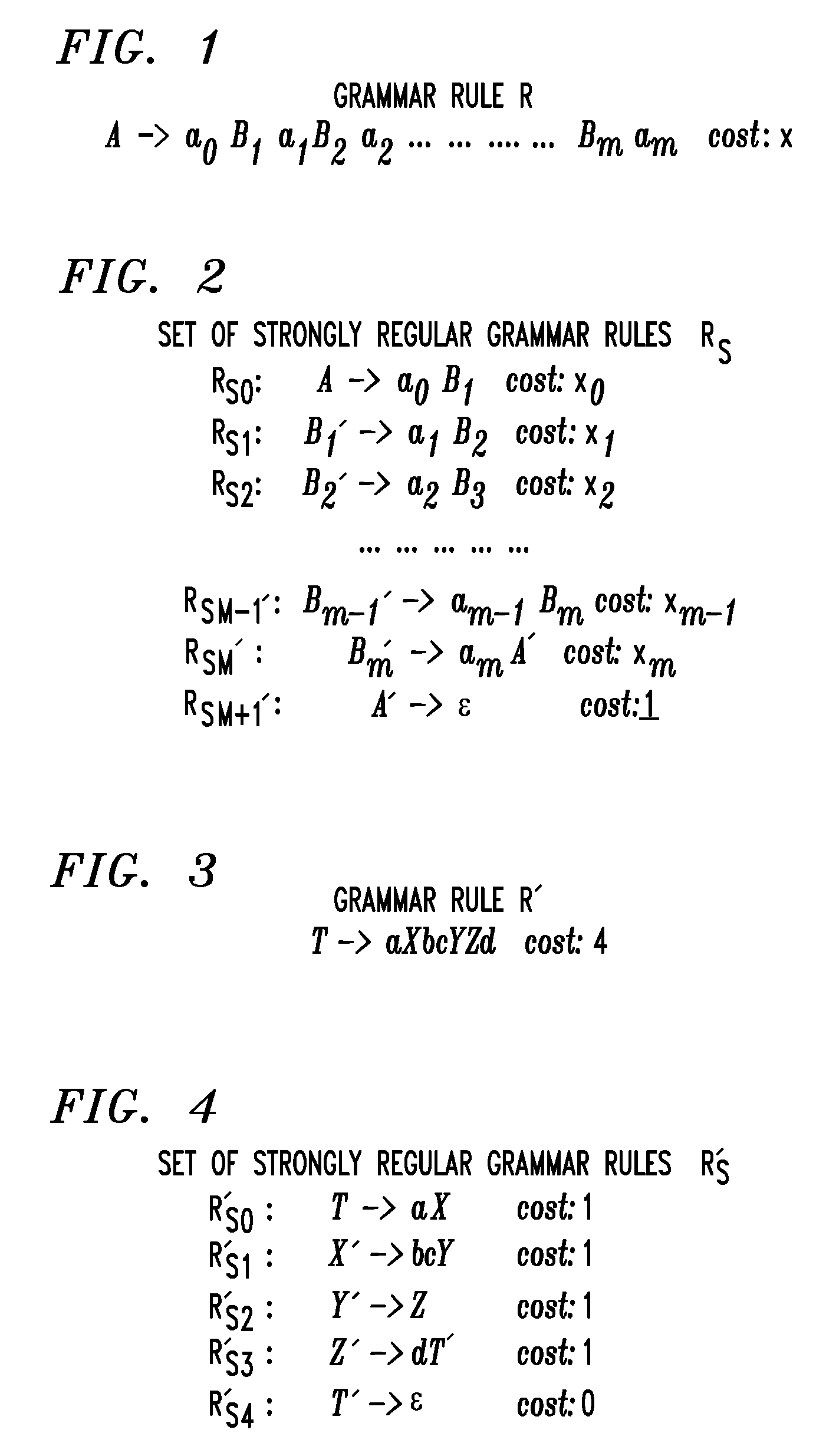 Systems and methods for regularly approximating context-free grammars through transformation