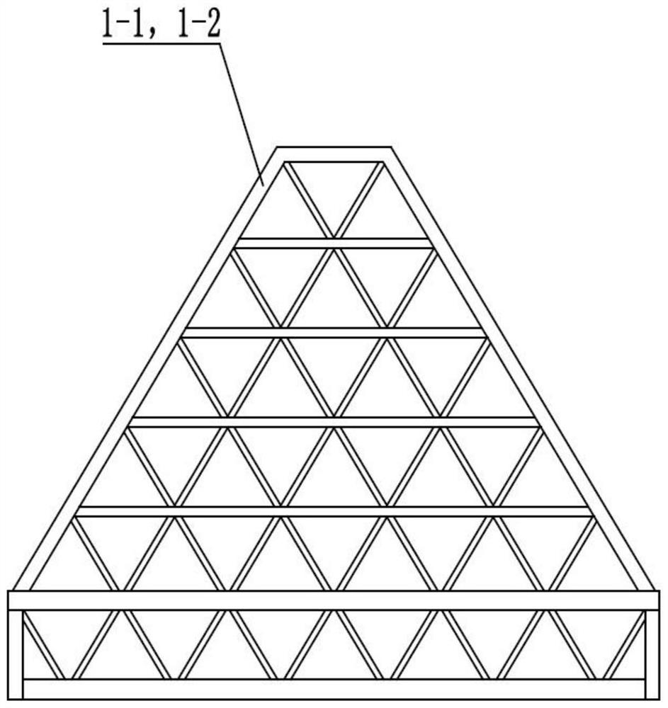 Lattice type large antenna azimuth seat frame with tower footing