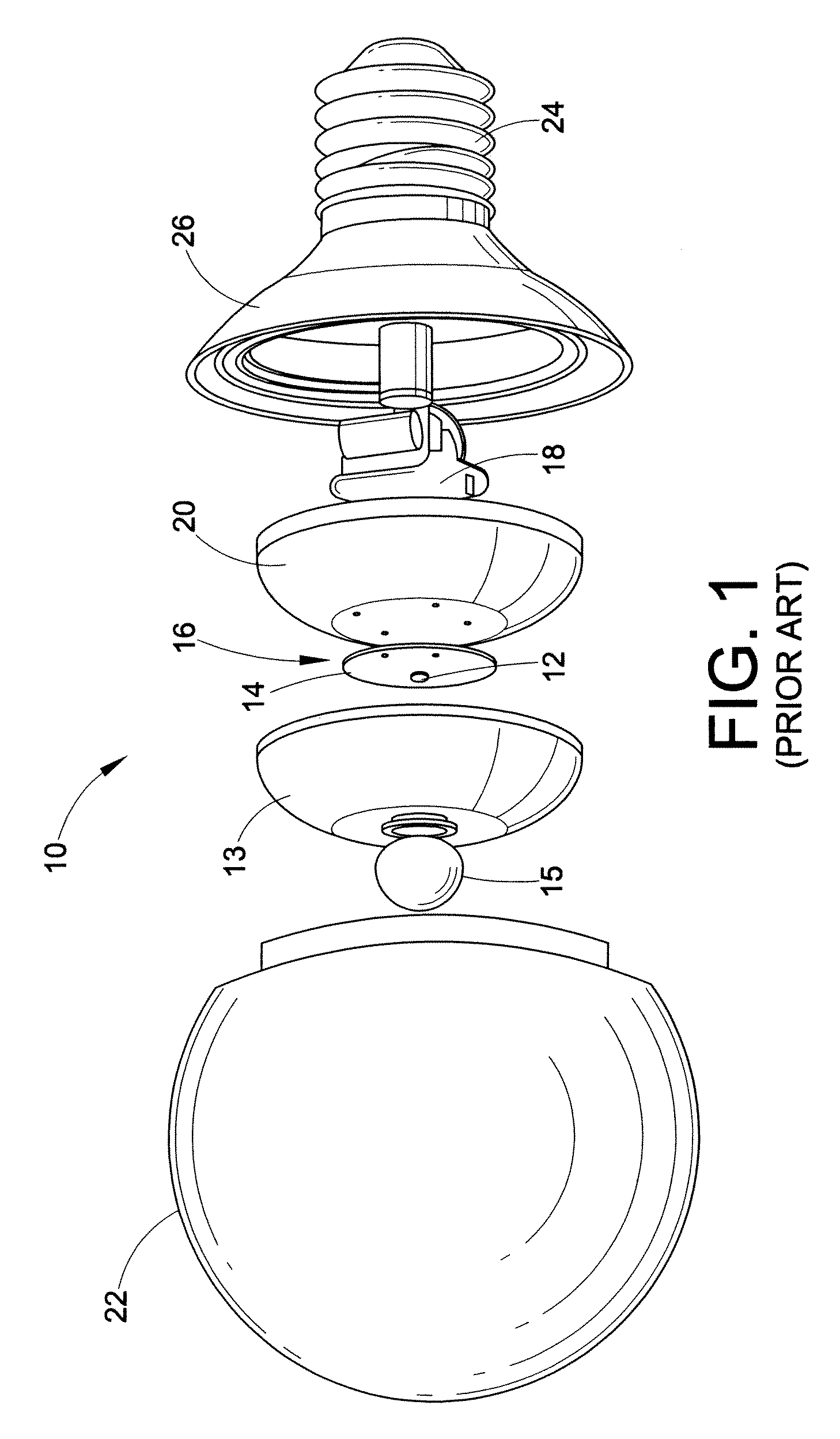 Reflector (optics) used in LED deco lamp