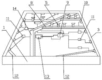 Three-dimensional aerial fog seedling method for flue-cured tobacco