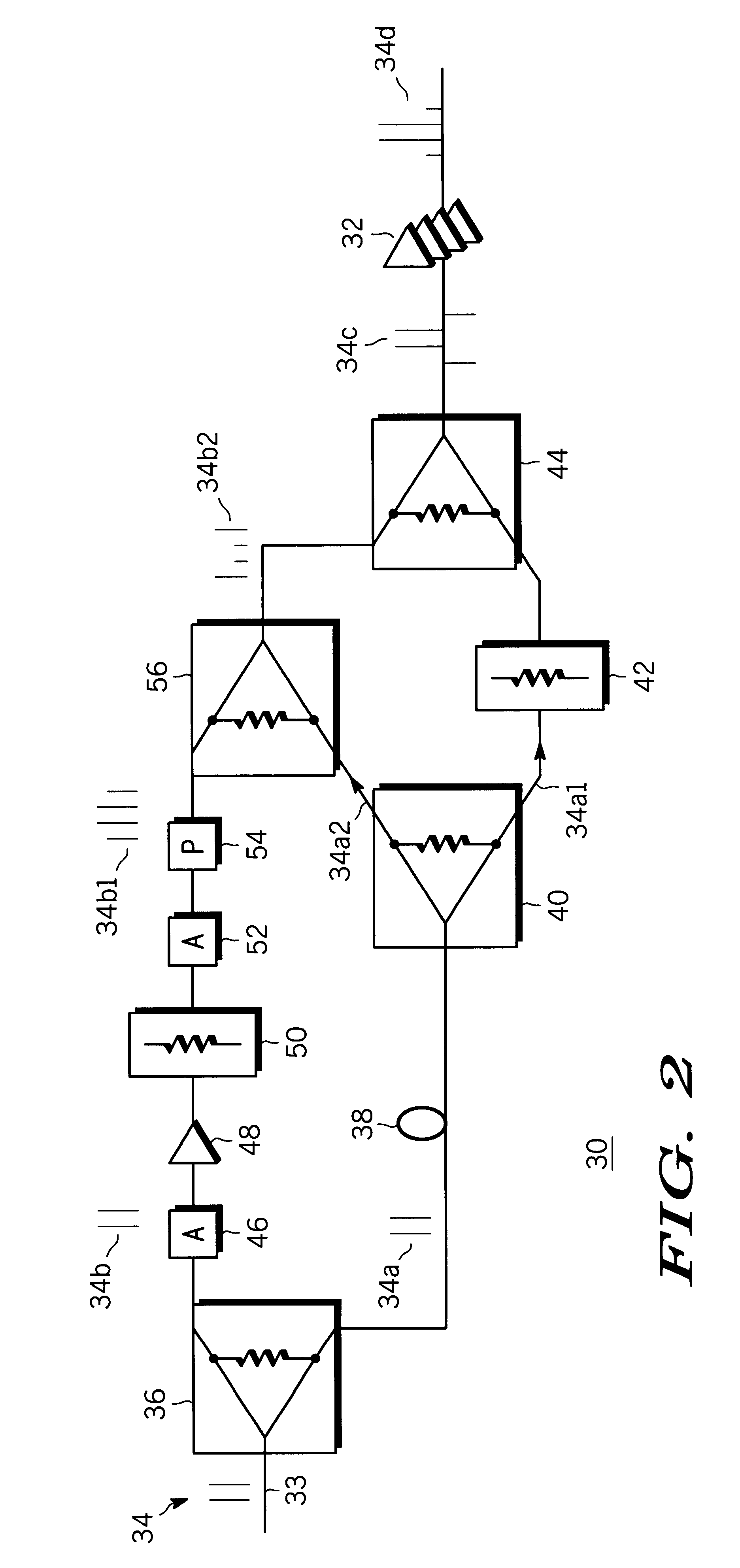 Power amplifier array with same type predistortion amplifier