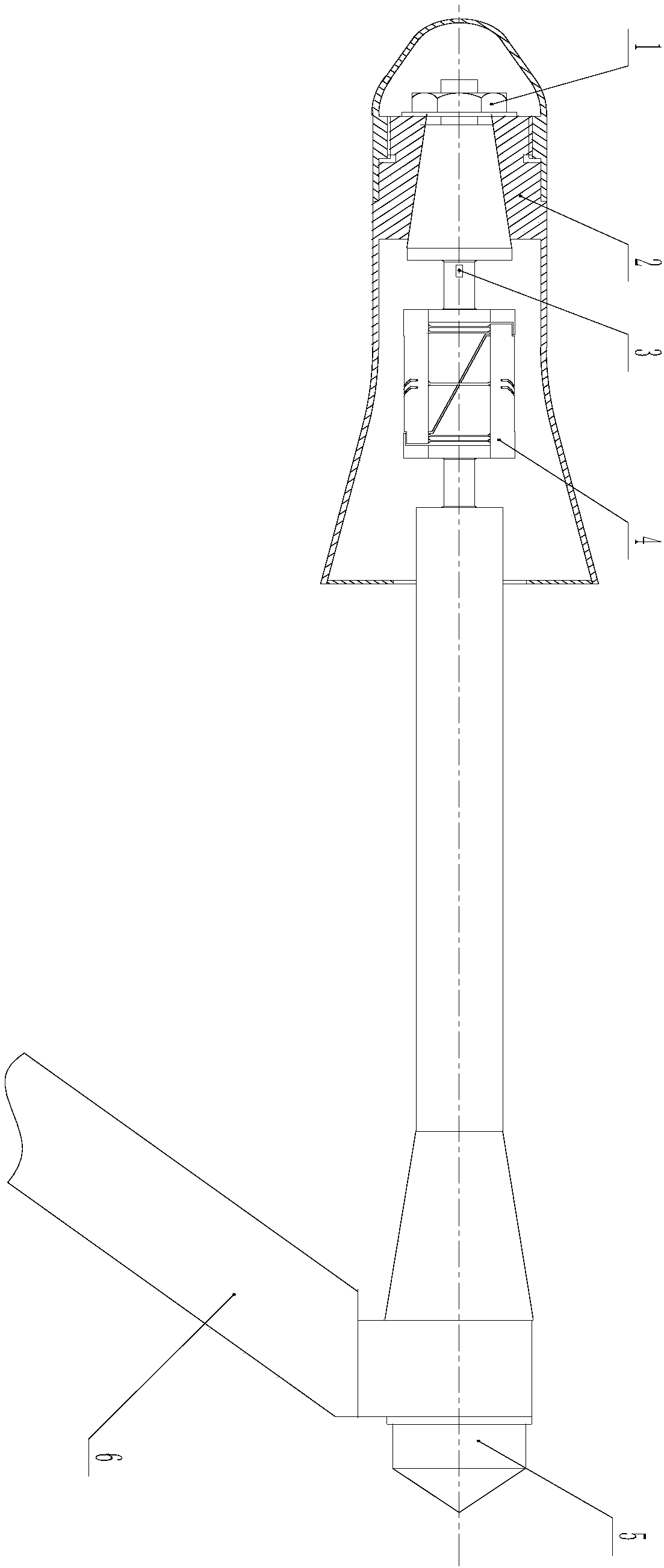 Fiber balance aerodynamic measuring system and method