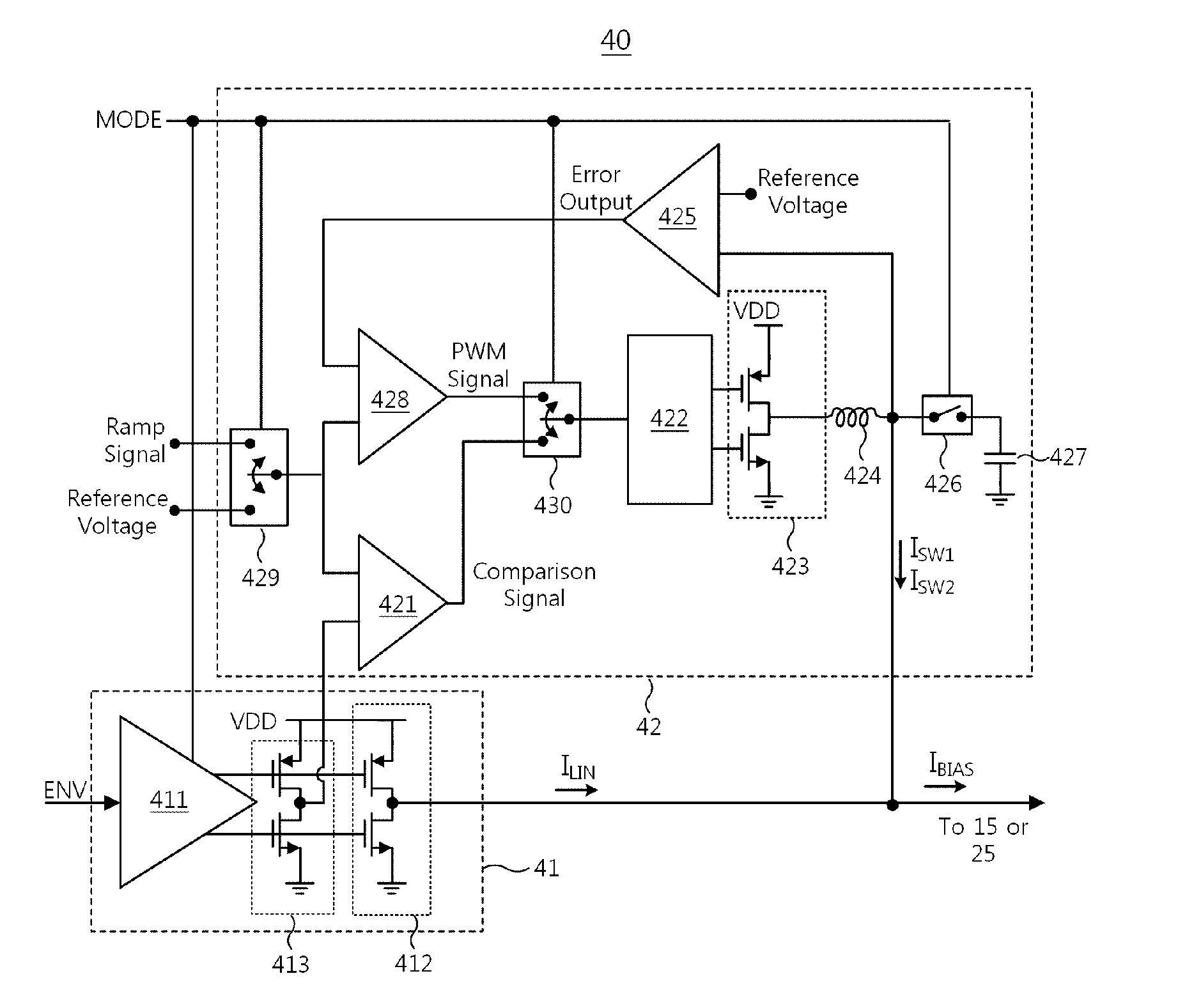 Multi mode bias modulator operating in envelope tracking mode or average power tracking mode and envelope tracking power amplifier using the same