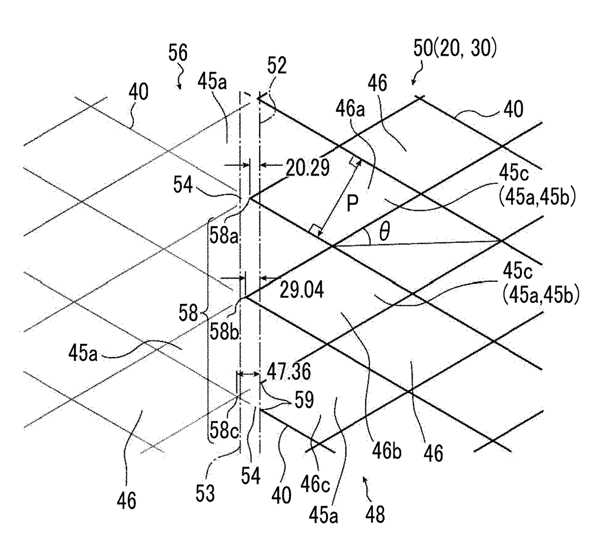 Conductive film and touch panel sensor provided with same