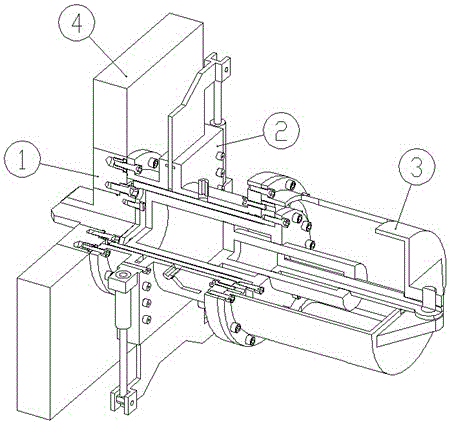 Detachable normal-pressure tool change device