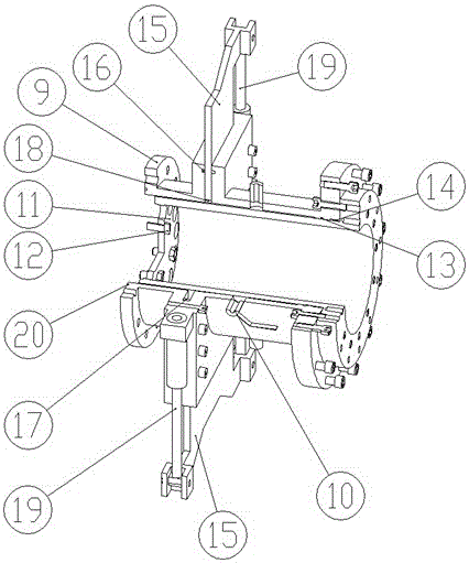 Detachable normal-pressure tool change device