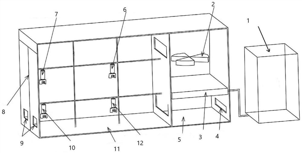 Tobacco dryer and dry-wet bulb temperature sensor control method