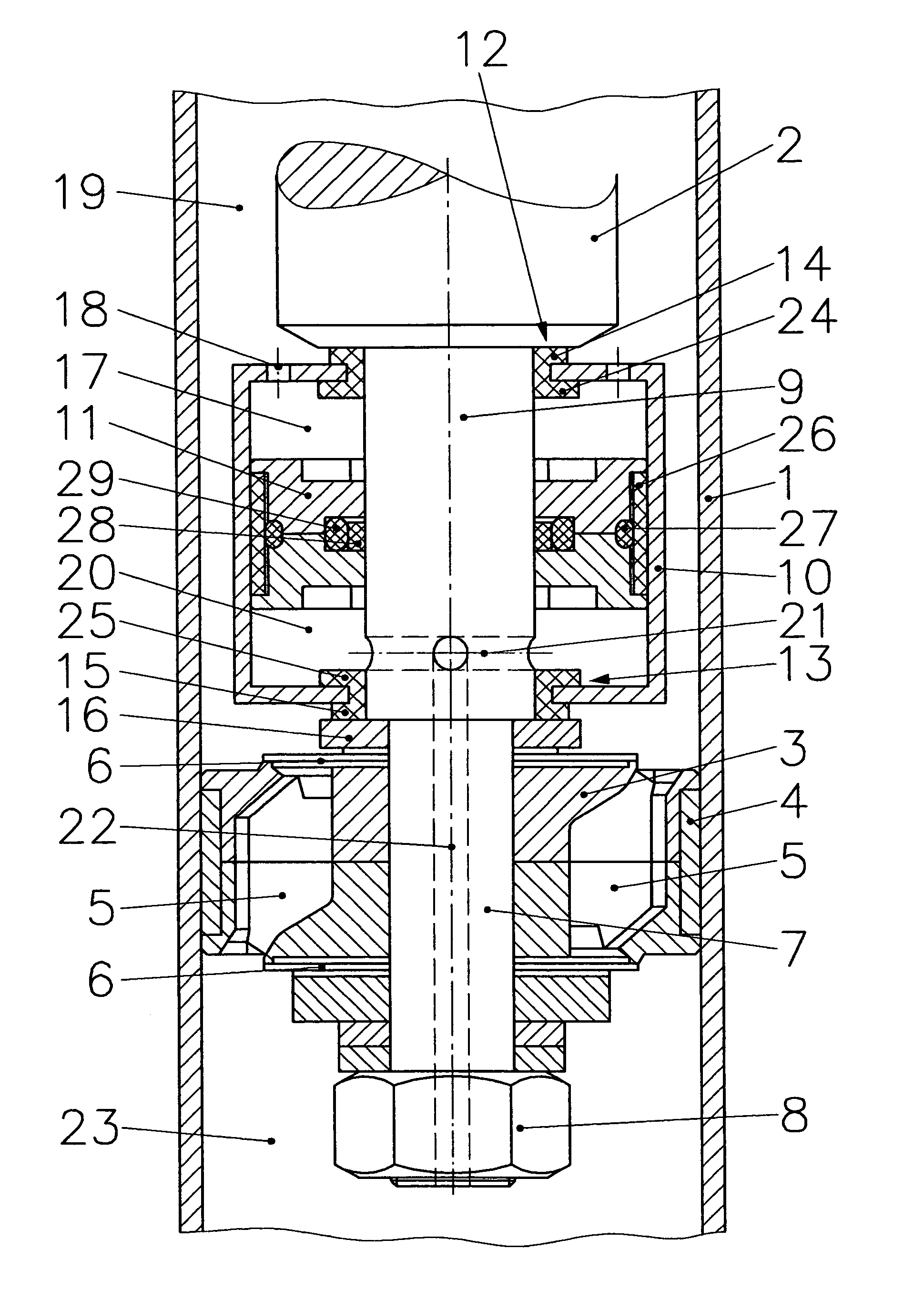 Assembly for a Hydraulic Dashpot