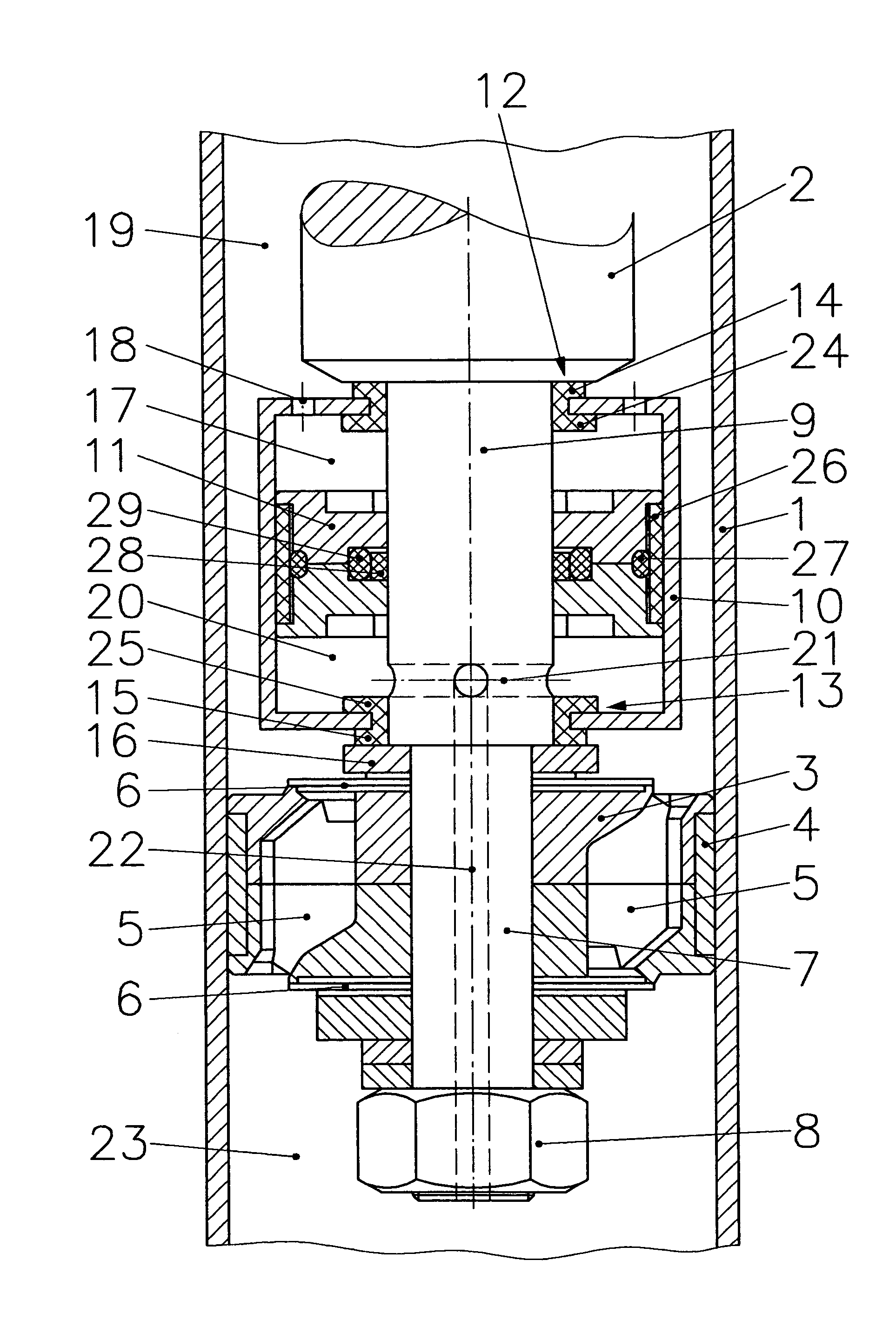 Assembly for a Hydraulic Dashpot