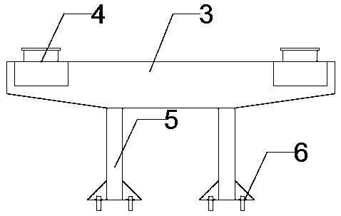 Specially-shaped plate crossbeam bridge steel spring supporting and jacking active reinforcing construction method