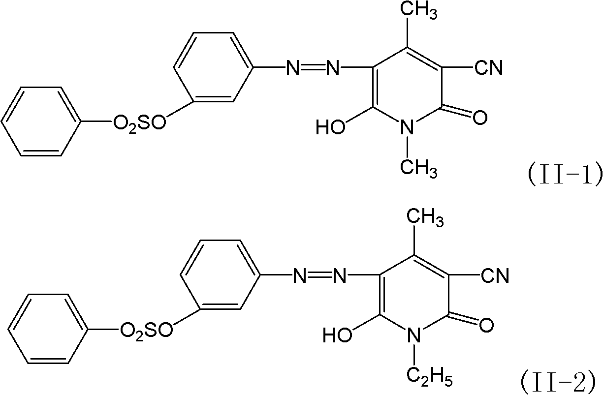 Disperse red dye composition