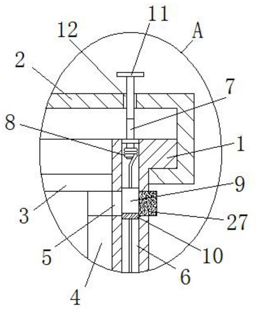 Layered sampling device for concrete production