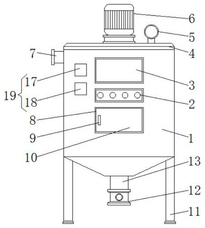 A chemical material preheating temperature control device and its operating method