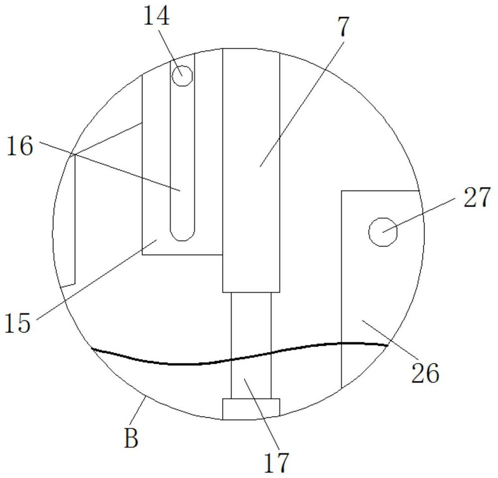 A heating type clamping and straightening mechanism for building waste steel bars