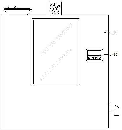 Preparation process and preparation device of cake with coating sandwich