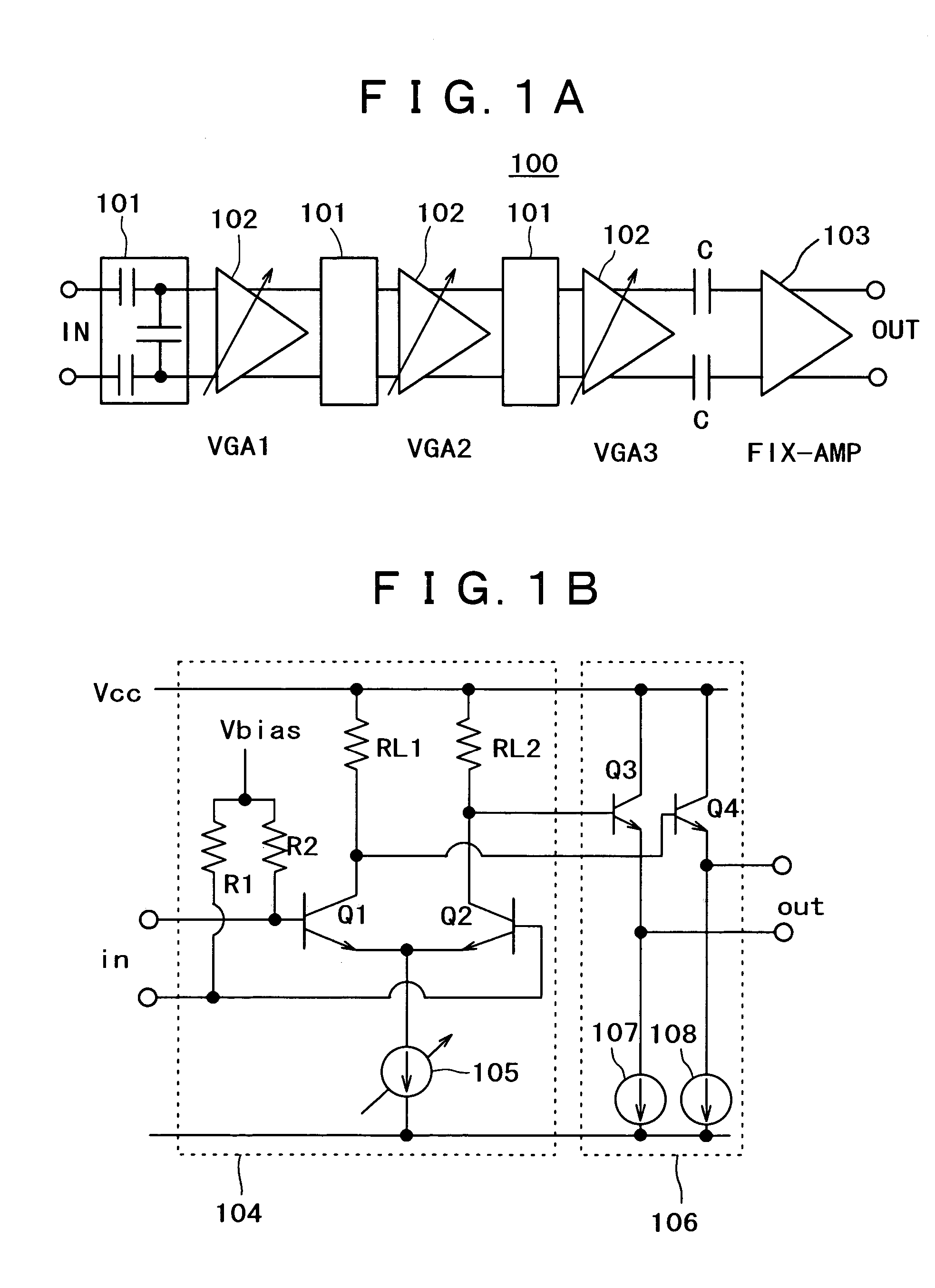 Variable gain amplifier for use in communications