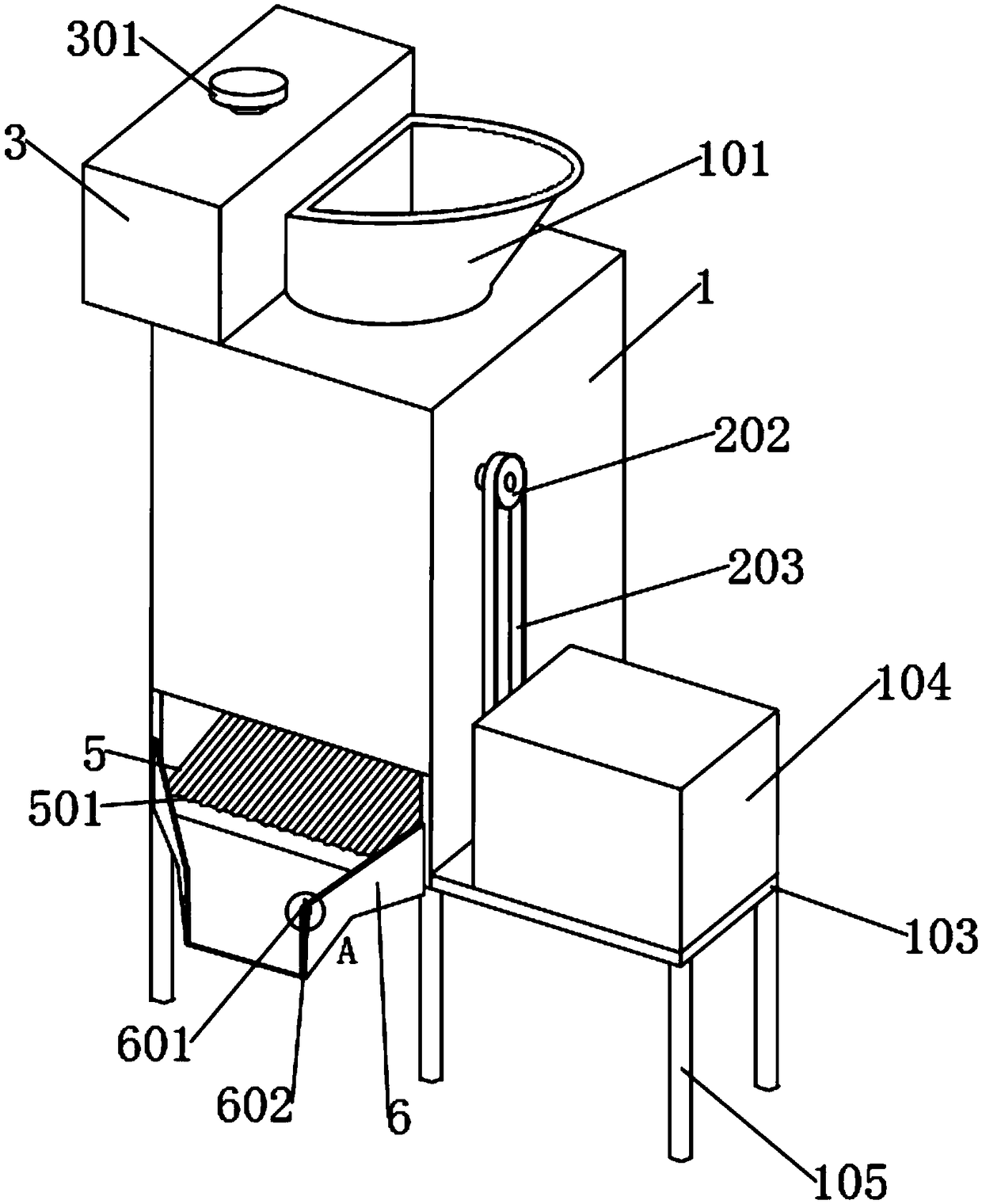 Garbage treatment device