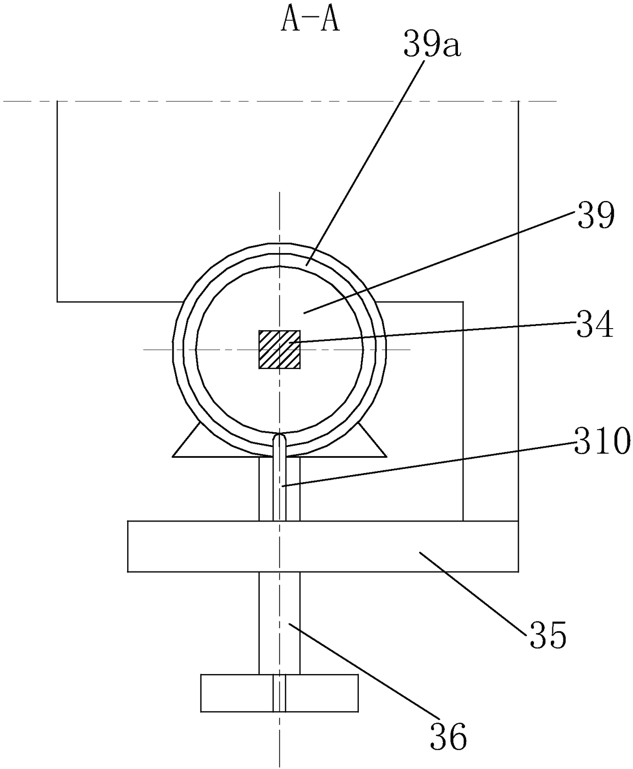 Square aluminum pipe milling equipment