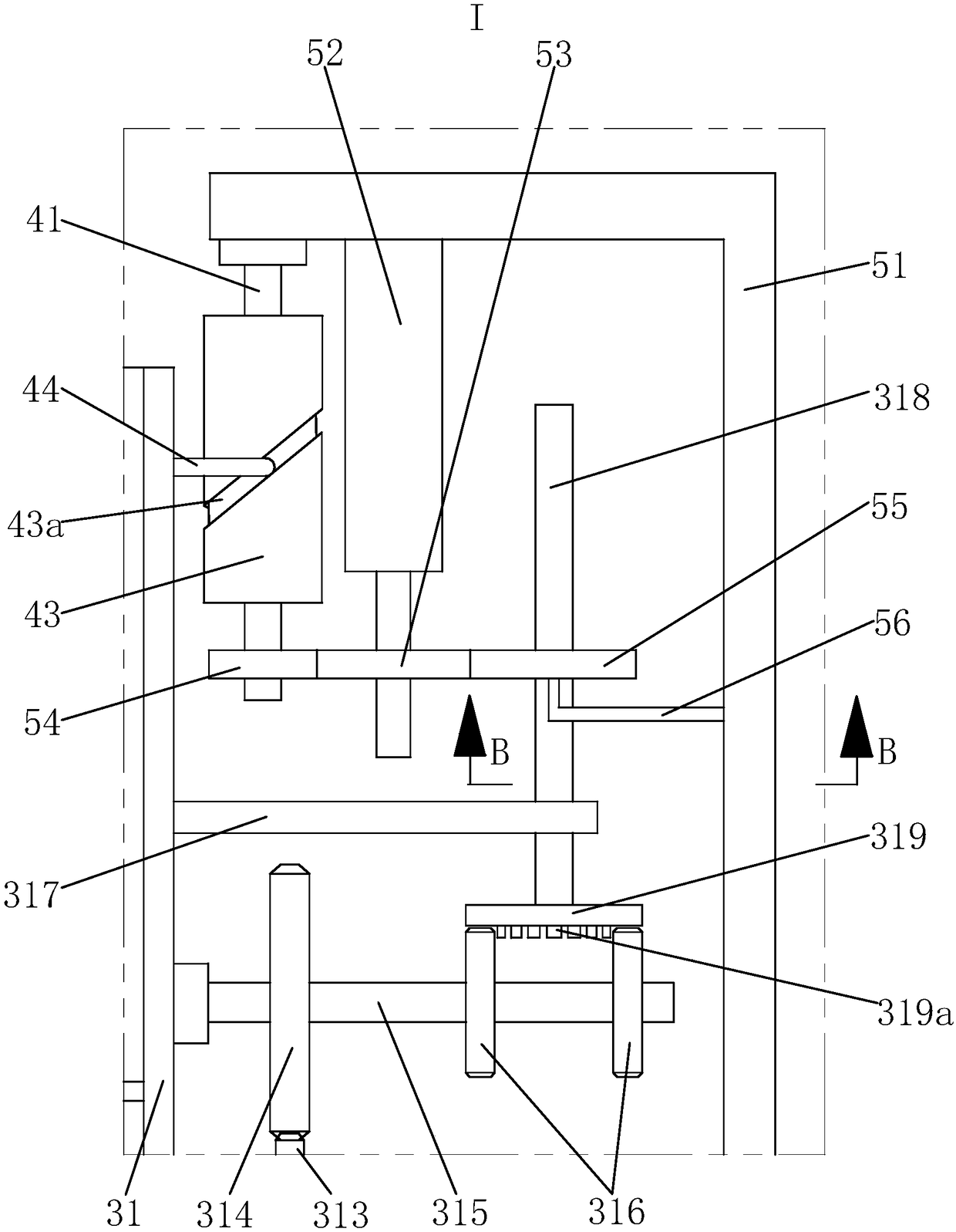 Square aluminum pipe milling equipment