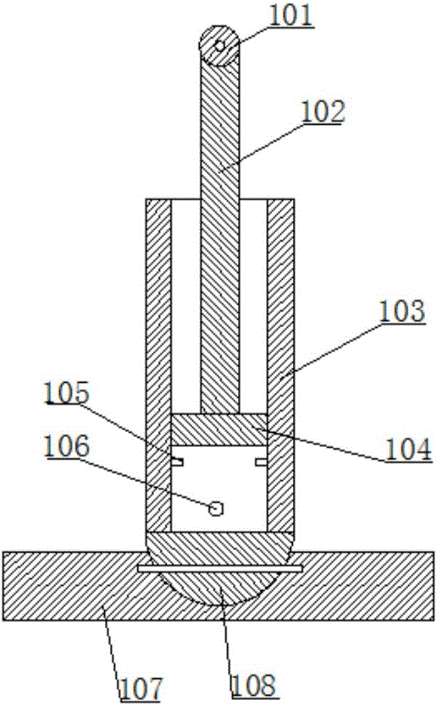 Small and medium electronic device installing and angle adjusting safety supporting device