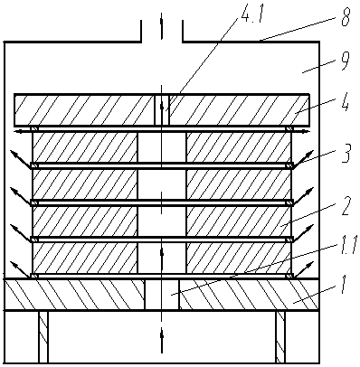 Gas-phase permeation method of cyclocarbon/carbon composite material