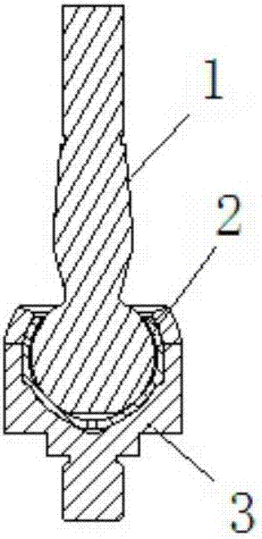 Finite element design method for working torque of automobile spherical hinge